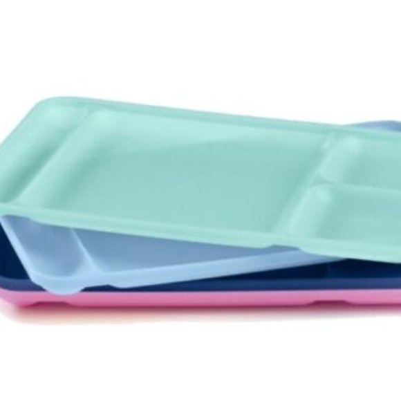 Tupperware impressions Dining Trays & Tumblers-NEW